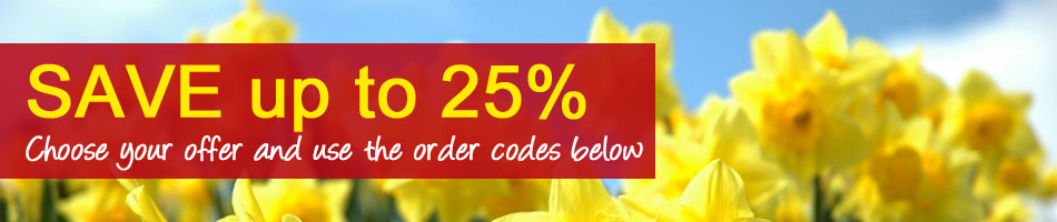 Save up to 25% - choose your offer!