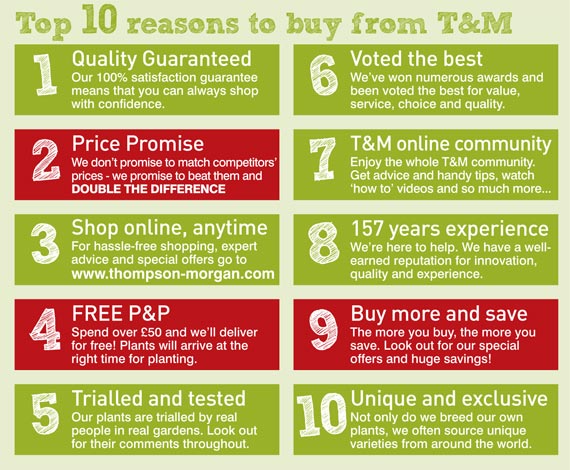 Why Thompson & Morgan plants and seeds are the best