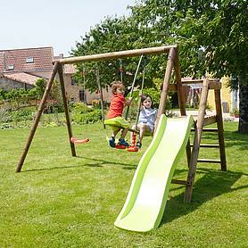 Soulet Figue Climbing Frame with Swings and Slide