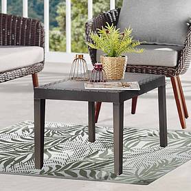 idooka Palm Leaves Outdoor Rug for Garden Patio Decking and Picnic Blanket