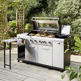 Landmann Rexon Grill Chef Premium 6.1 Burner Gas BBQ Outdoor Kitchen