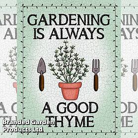 Gardening Is Always A Good Thyme Sign