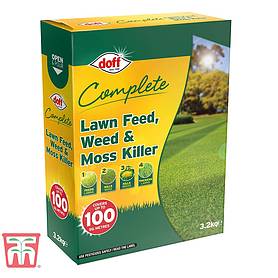 Doff 4 in 1 Complete Lawn Feed, Weed & Moss killer