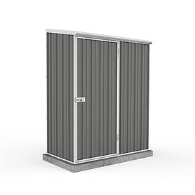 Absco Space Saver 5' x 3' Pent Roof Outdoor Metal Garden Storage Shed - 4 Colours Available