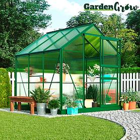 Garden Grow Traditional Greenhouse 6.2 X 6.2 X 6.6ft - Green
