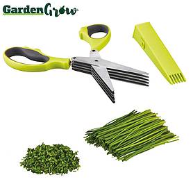 Garden Grow Five-Blade Herb Scissors