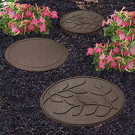Reversible Eco-Friendly Stepping Stone Leaves - Earth