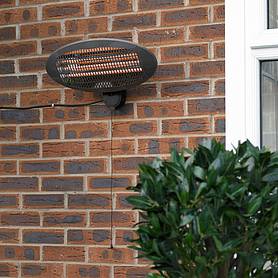 Wall mounted electric patio heater