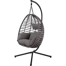 idooka Hanging Garden Egg Chair Round Anthracite