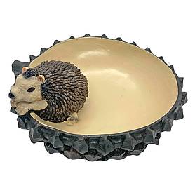 Hedgehog Design Garden Bird Bath