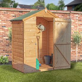 Waltons 3' x 5' Outdoor Windowless Shiplap Tongue & Groove Apex Roof Garden Storage Shed
