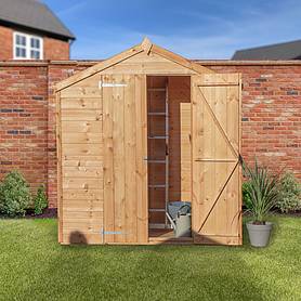Waltons 3' x 6' Outdoor Windowless Shiplap Tongue & Groove Apex Roof Garden Storage Shed