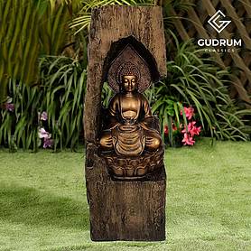 Secluded Buddha LED Garden Water Feature