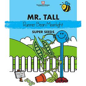 Mr. Men™ Little Miss™ - Mr. Tall - Runner Bean 'Moonlight' - Seeds