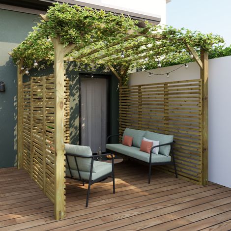 Cerland Ancolie Wooden Pergola 3m x 3m
