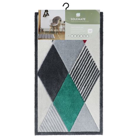 JVL Solemate Hand Carved Doormat Gem 57X100cm