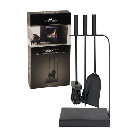 JVL Belmont 3 Piece Companion Set with Stand