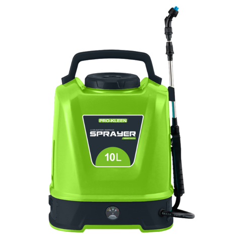 ProKleen 10L Battery Knapsack Sprayer 80PSI Backpack Cordless Garden Weed Sprayer 12V