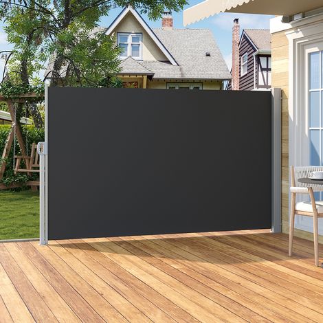 3x1.8m Waterproof Retractable Awning – Outdoor Privacy Side Cover