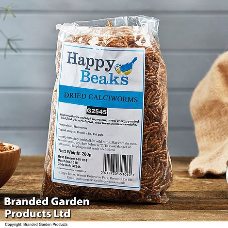 Happy Beaks - Dried Calciworms