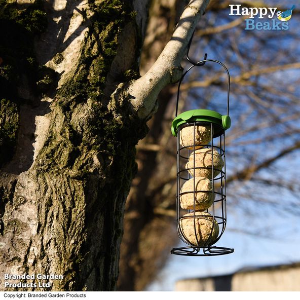Happy Beaks - Flip Top Fat Ball Feeder