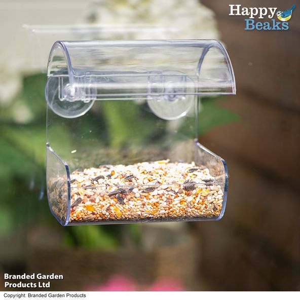Happy Beaks - Window Feeder