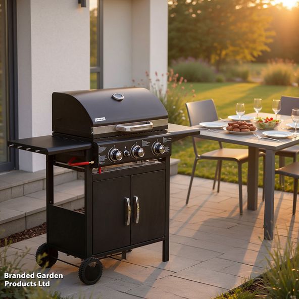 Blazebox - 3 Burner Gas BBQ