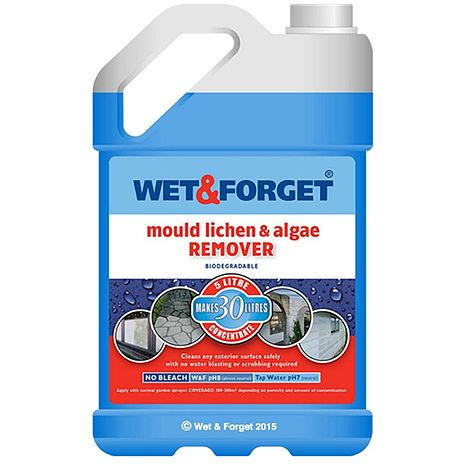 Wet and Forget - Moss Mould Lichen and Algae Remover (5 Litre)