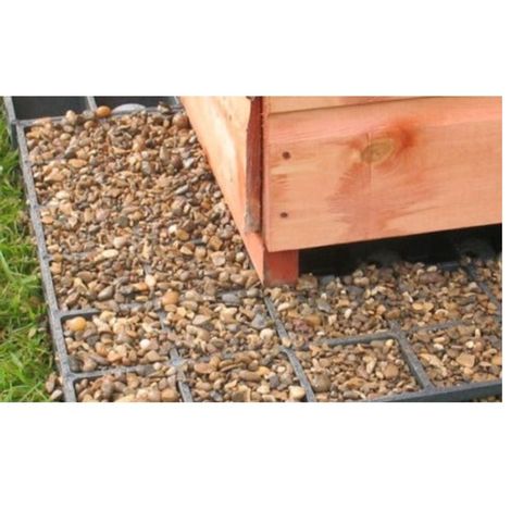 Ecobase Fastfit Shed Base Kit 7x8ft, 8x8ft or 7x7ft Buildings - supports 240 tonnes/m2 - includes heavy duty membrane and delivery