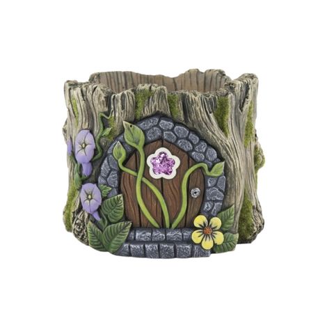 Fairy Door Cement Planter