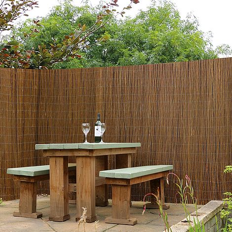 Artificial Gardening Screening Willow Fencing Natural Screening Roll Privacy Border Garden and Outdoor privacy Fence panel Long Panel Different 1.8x4m 