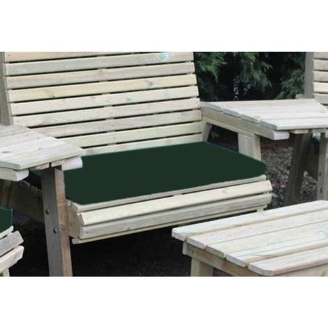 Waterproof Seat Pads - Triple - Green Cushion - Outdoor Cushion for Garden Furniture