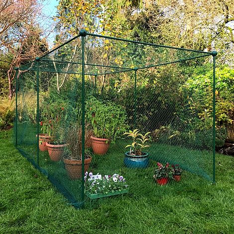 Build-a-Cage Modular Fruit & Vegetable Cage Kit - 1.875m High with Butterfly Mesh