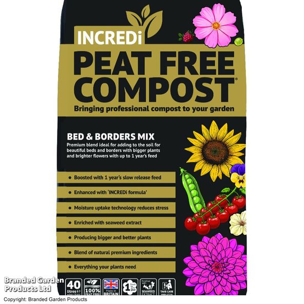 INCREDi PeatFree Premium Bed & Borders Compost