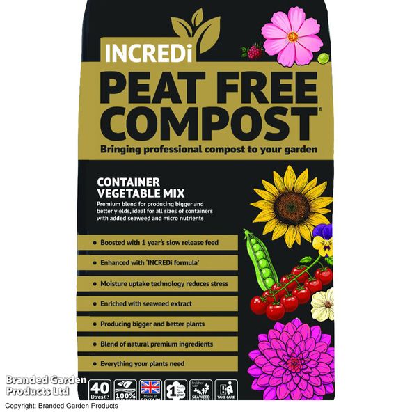 INCREDi PeatFree Premium Container Vegetable Compost