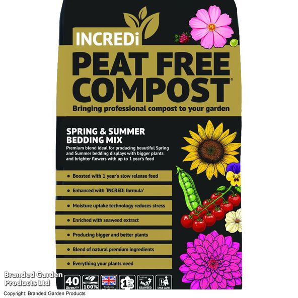 INCREDi PeatFree Premium Spring & Summer Bedding Compost