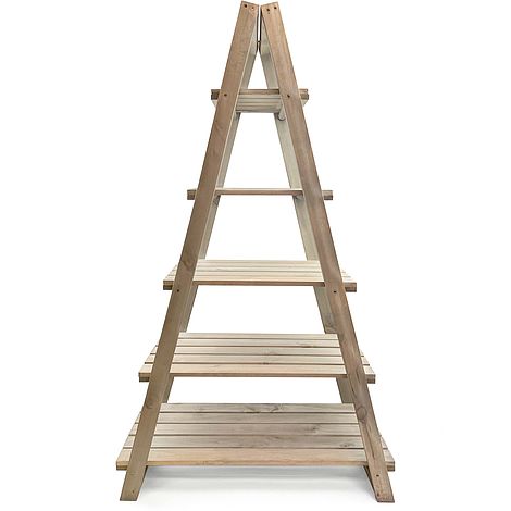 idooka Natural Ladder Storage Shelves