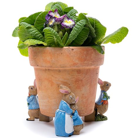 Full Colour Beatrix Potter Peter Rabbit Potty Feet - Plant Pot Feet