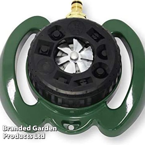 Spear & Jackson Green Multi-Function Turret Sprinkler
