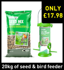 20kg Bird Seed Mix & Feeder