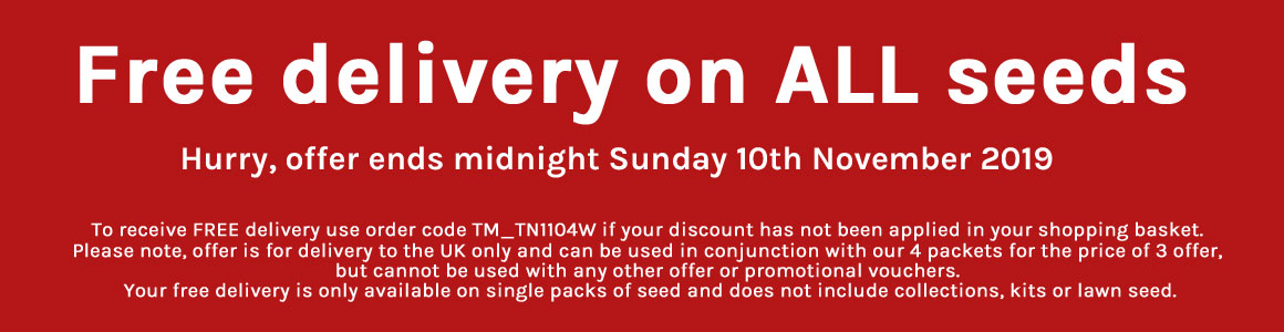 Free Delivery on ALL seeds