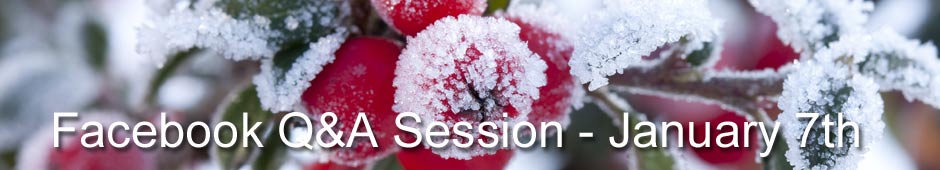 Facebook Q&A Session Januay 7th