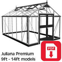 Juliana Premium Greenhouse Assembly Guide PDF