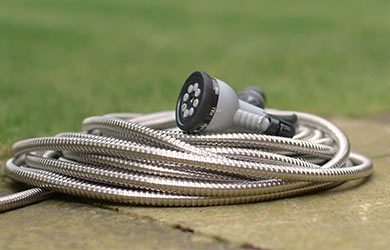 stainless steel silver hose durable