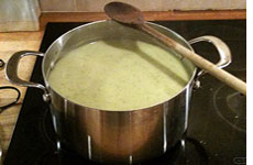 Courgette and Parmesan Soup
