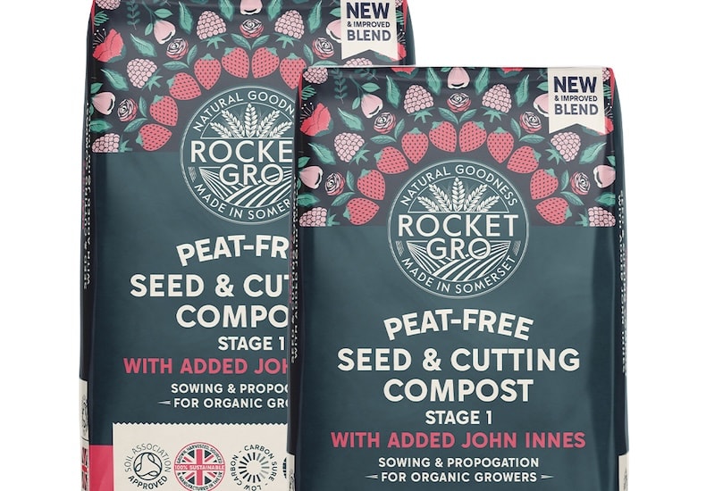 Two bags of seed compost